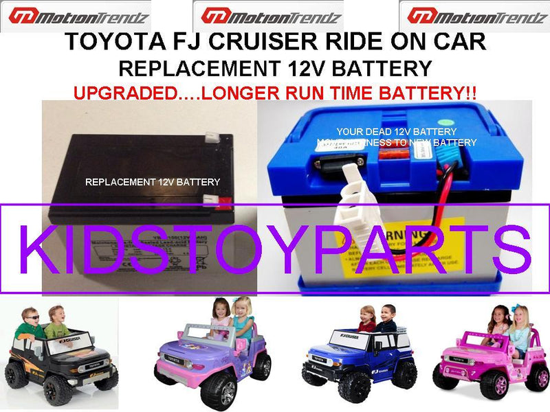 Load image into Gallery viewer, 12V Replacement Battery for FJ Cruiser with Extended Run Time
