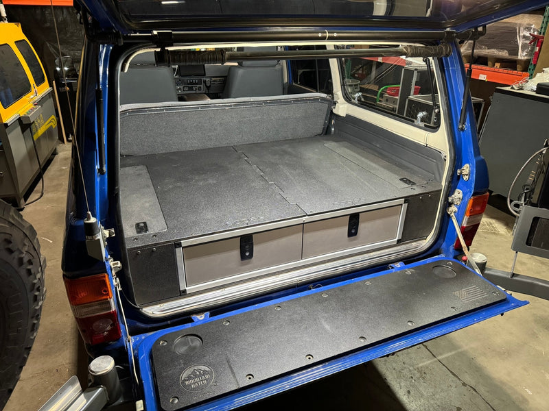 Load image into Gallery viewer, Toyota Land Cruiser 1980-1989 60 Series - Side x Side Drawer Module with Fitted Top Plate - 41 3/8"W x 9-1/2"H  x 40"D
