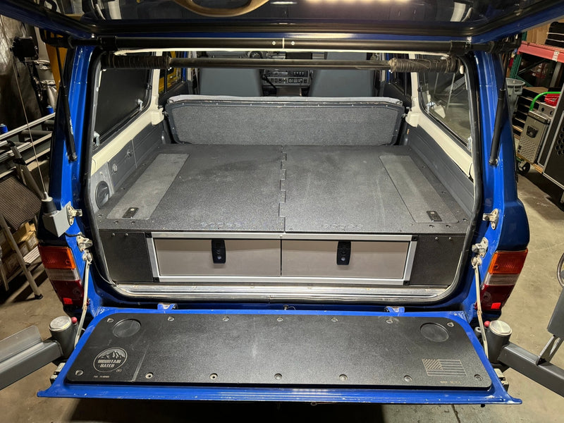 Load image into Gallery viewer, Toyota Land Cruiser 1980-1989 60 Series - Side x Side Drawer Module with Fitted Top Plate - 41 3/8"W x 9-1/2"H  x 40"D
