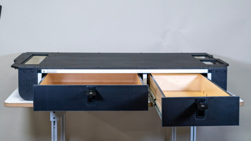 Load image into Gallery viewer, Toyota Land Cruiser 1998-2007 100 Series - Side x Side Drawer Module with Fitted Top Plate
