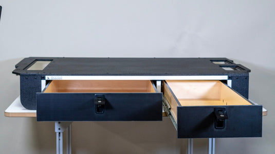 Toyota Land Cruiser 1998-2007 100 Series - Side x Side Drawer Module with Fitted Top Plate