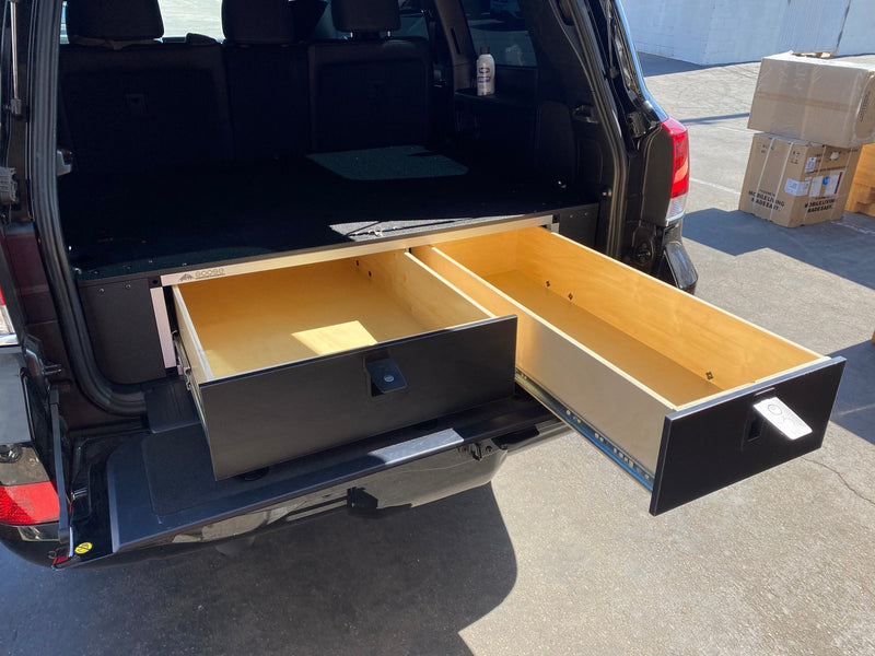 Load image into Gallery viewer, Toyota Land Cruiser 2008-2021 200 Series - Side x Side Drawer Module with Fitted Top Plate
