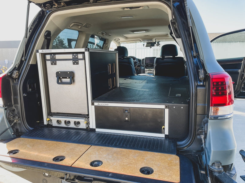 Load image into Gallery viewer, Toyota Land Cruiser 2008-2021 200 Series - Single Drawer with Fitted Top Plate - 19-3/16"W x 9-1/2"H x 40"D
