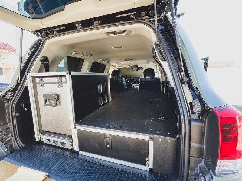 Load image into Gallery viewer, Toyota Land Cruiser 2008-2021 200 Series - Single Drawer with Fitted Top Plate - 22-3/16"W x 9-1/2"H x 40"D
