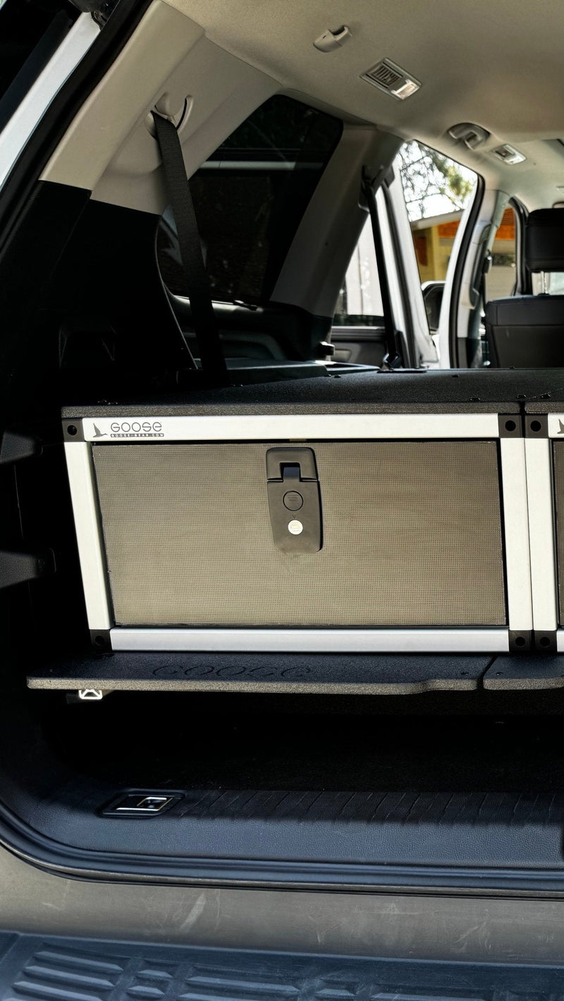 Load image into Gallery viewer, Toyota - Sequoia - 2023-Present - 3rd Gen - Explore Series - Single Drawer - 19-3/16" Width x 38" Deep x 10" High - Drawer Module with Short Drawer 20" and Storage Space Behind Drawer
