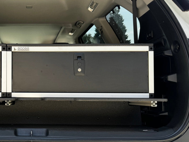 Load image into Gallery viewer, Toyota - Sequoia - 2023-Present - 3rd Gen - Explore Series - Single Drawer - 28-3/16" Width x 38" Deep x 10" High - Drawer Module with Short Drawer 20" and Storage Space Behind
