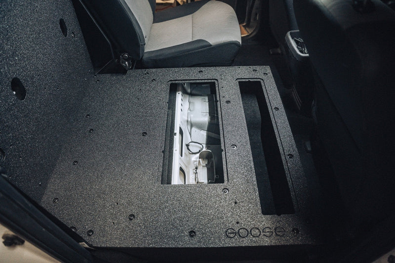 Load image into Gallery viewer, Toyota Tacoma 2005-2023 2nd and 3rd Gen Double Cab Version 2 - Second Row Seat Delete Plate System
