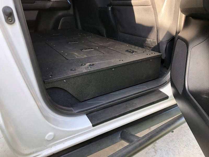 Load image into Gallery viewer, Toyota Tacoma 2005-2023 2nd and 3rd Gen. Double Cab - Second Row Seat Delete Infill Panels
