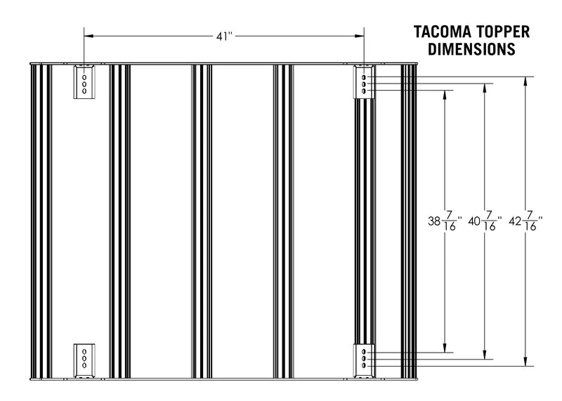 Load image into Gallery viewer, Toyota Tacoma Bed Rack - DRIFTR Topper (Add-on)
