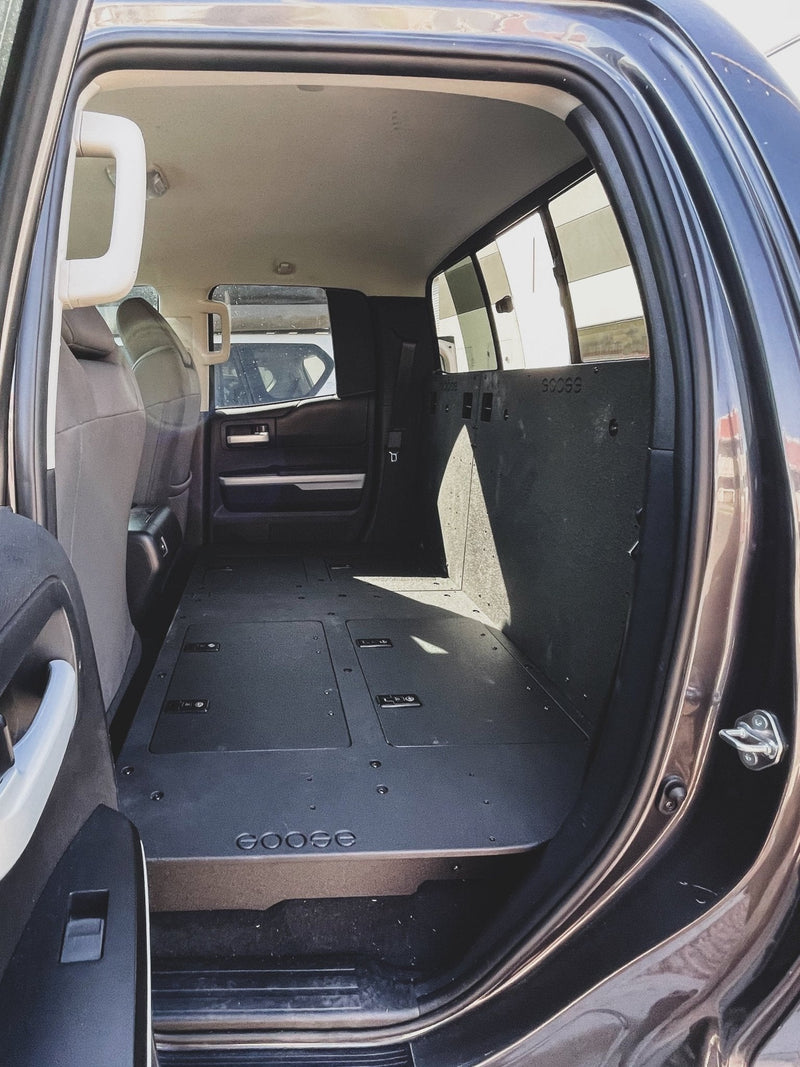 Load image into Gallery viewer, Toyota Tundra 2014-2021 2.5 Gen. Double Cab - Second Row Seat Delete Plate System
