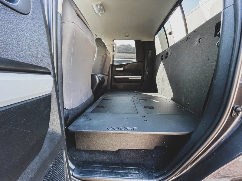 Load image into Gallery viewer, Toyota Tundra 2014-2021 2.5 Gen. Double Cab - Second Row Seat Delete Plate System
