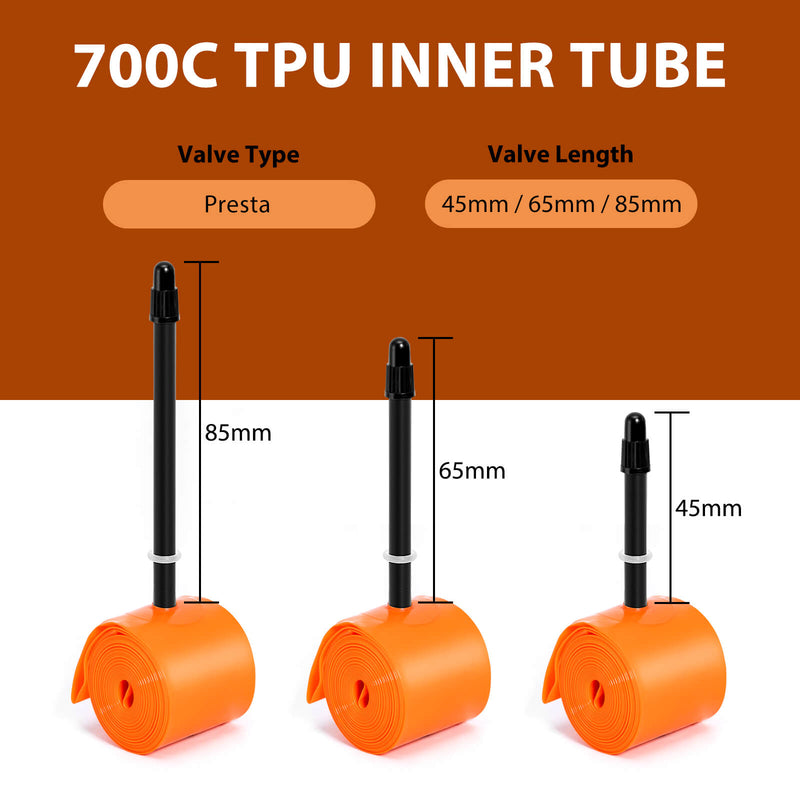 Load image into Gallery viewer, TPU Road Bike Tube - 700C×18C-32C
