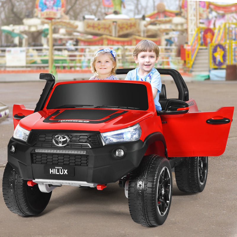 Load image into Gallery viewer, 2-Seater Toyota Hilux Ride On Truck with Remote Control - 4WD, 2*12V Battery Powered
