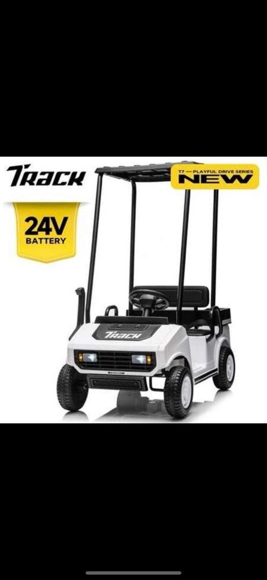 24V Electric Ride-On Car with Remote Control, Music, Ceiling Light, Rear Storage, Large Size