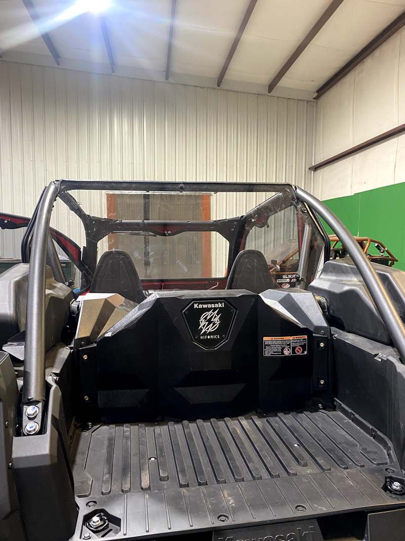 Load image into Gallery viewer, Trail Armor Kawasaki KRX 1000 (Special, Trail, eS, Blackout, Rock Editions) Rear Window Dust Shield Kit  2020 - 2026
