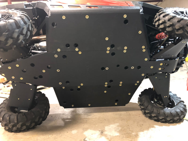 Load image into Gallery viewer, Trail Armor Polaris General 1000 and General XP 1000 Full Skids with Standard Slider Nerfs or Trimmed for Polaris Kick Out Steel Rock Sliders 2016-2023
