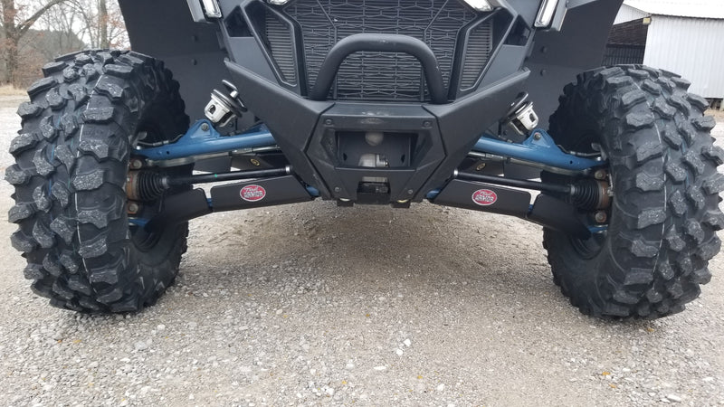 Load image into Gallery viewer, Trail Armor RZR XP Pro 4 Full Skids with Integrated Sliders or Trimmed for Extreme Kick Out Nerf Sliders
