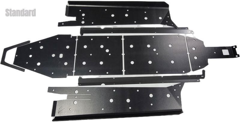 Load image into Gallery viewer, Trail Armor RZR XP Pro 4 Full Skids with Integrated Sliders or Trimmed for Extreme Kick Out Nerf Sliders
