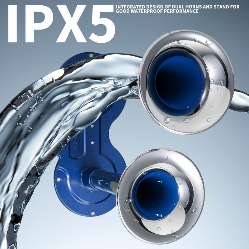 Load image into Gallery viewer, 24V Electric Dual Train and Truck Horns Waterproof Loud Car Horns
