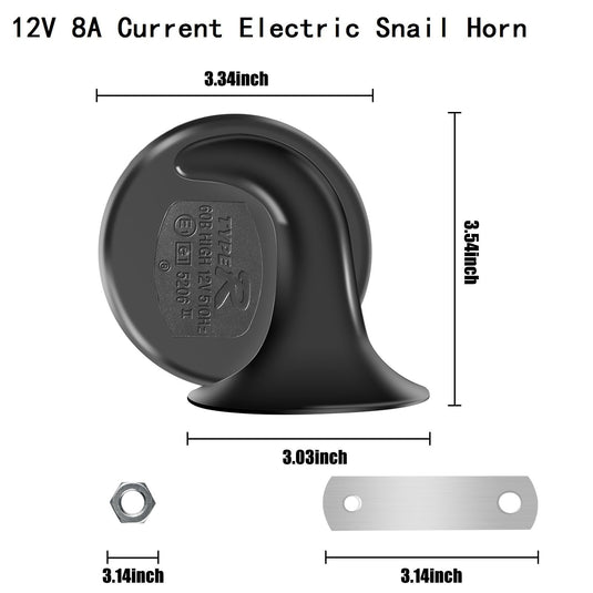 130dB Super Loud 12V Waterproof Electric Train and Marine Truck Horn