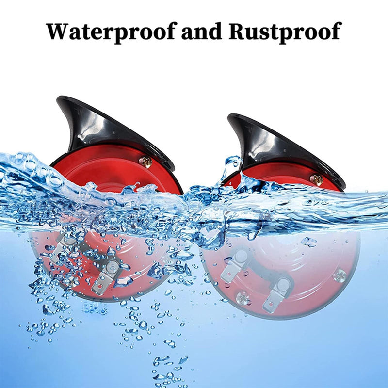 Load image into Gallery viewer, Electric Train Snail Horn 300dB Super Loud Waterproof Air Horn
