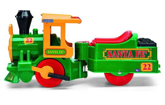 6-Volt Battery-Powered Santa Train Ride-On Toy