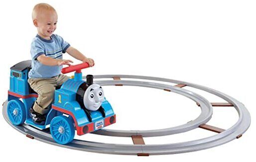 Load image into Gallery viewer, Train Your Imagination: 6V Battery-Powered Ride-On Toy with Track

