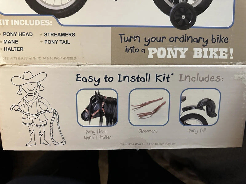 Load image into Gallery viewer, Transform Your Bike into a Magical Pony Pal with This Kid-Friendly Kit!
