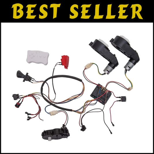 12V Ride-On Car Modification Kit with Wiring and Motors for Kids