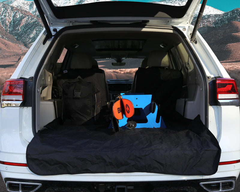 Load image into Gallery viewer, WATERPROOF SUV Cargo Liner for fold down 60/40 divided seats with pass-through option
