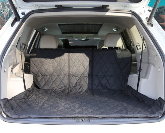 WATERPROOF SUV Cargo Liner for fold down 60/40 divided seats with pass-through option