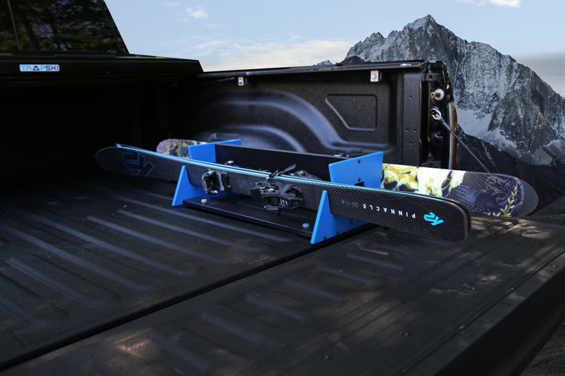 Load image into Gallery viewer, TRAPSKI DOUBLE Mobile All Mountain Ski and Standard Stance Snowboard Rack
