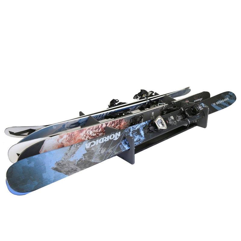 Load image into Gallery viewer, TRAPSKI LowPro 3 M Ski and Snowboard Rack Insert for Rooftop Cargo Box | High Quality Marine Grade HDPE Plastic | UV Protected | Premium Strap Included | 3 Year Warranty | Made in the USA
