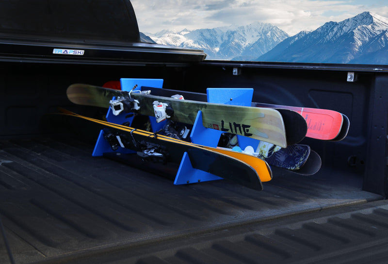 Load image into Gallery viewer, TRAPSKI POWDER QUAD Mobile Ski Rack
