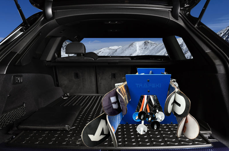 Load image into Gallery viewer, TRAPSKI QUAD Mobile All Mountain Ski and Standard Stance Snowboard Rack
