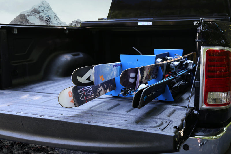 Load image into Gallery viewer, TRAPSKI QUAD Mobile All Mountain Ski and Standard Stance Snowboard Rack
