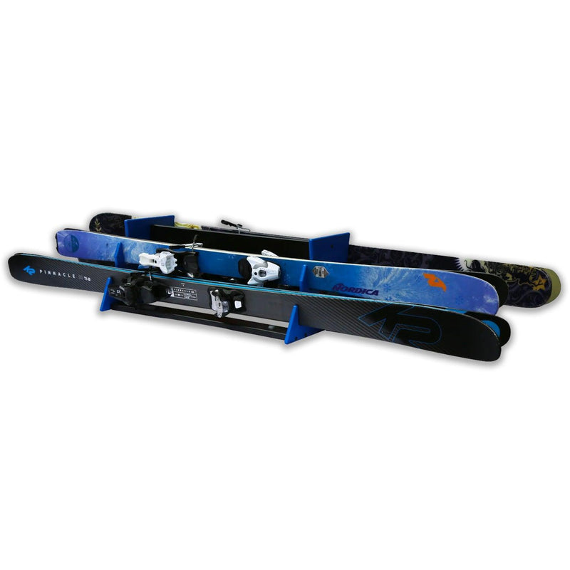 Load image into Gallery viewer, TRAPSKI QUAD Mobile All Mountain Ski and Standard Stance Snowboard Rack
