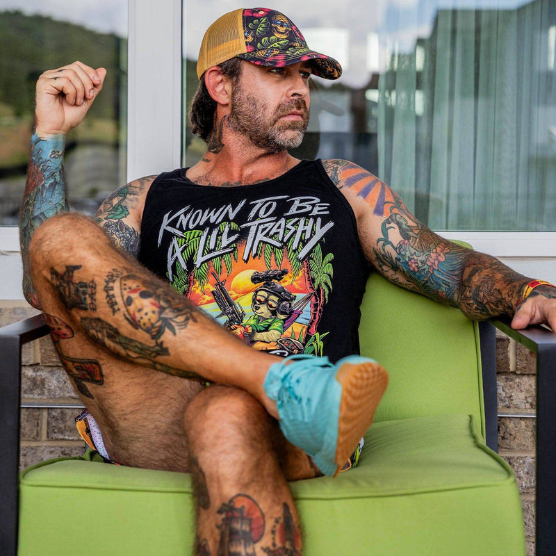 Load image into Gallery viewer, Known To Be A Lil Trashy Raccoon Men&#39;s Tank
