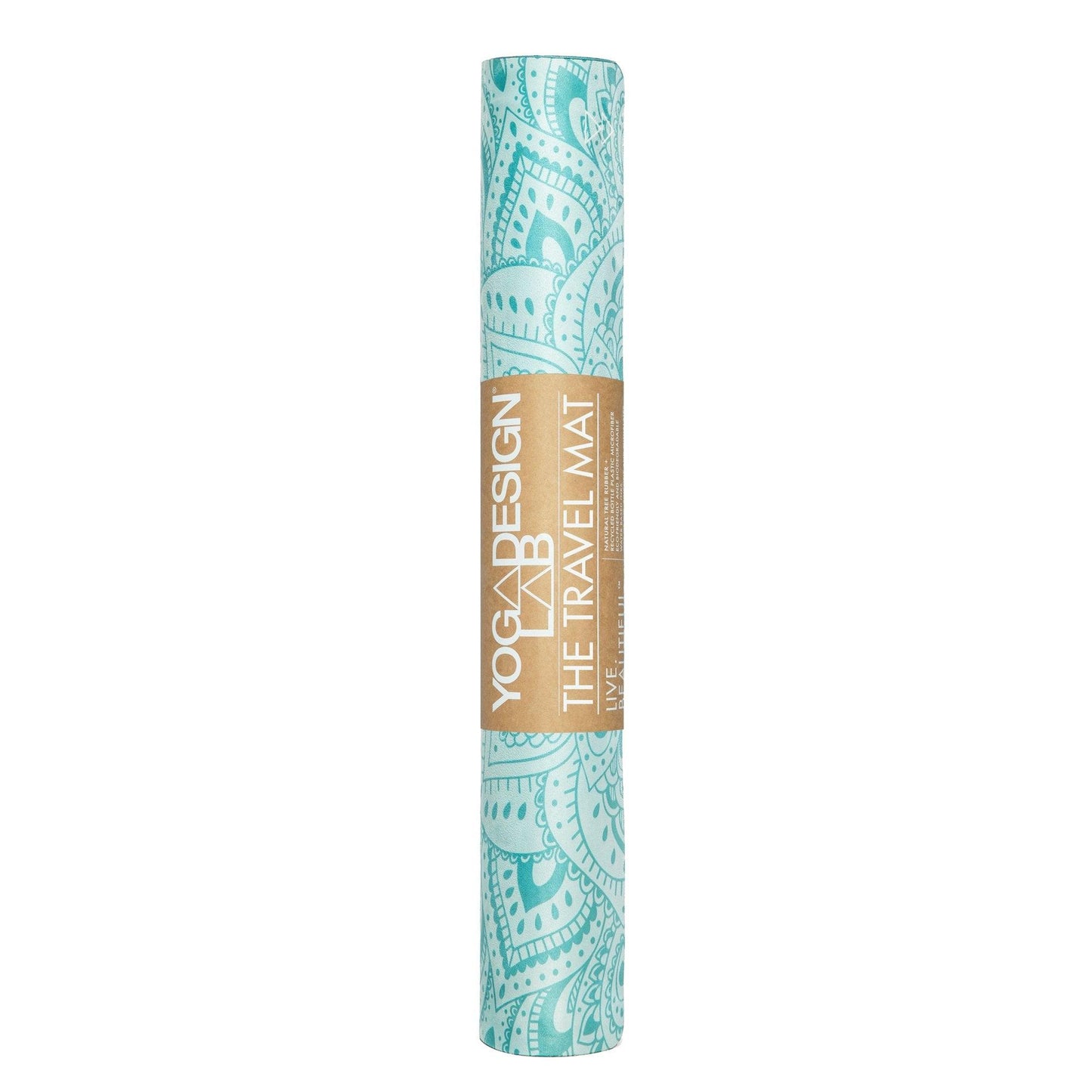 Travel Combo Yoga Mat - Mandala Turquoise
