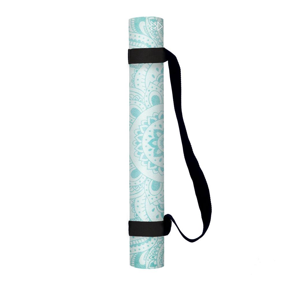 Travel Combo Yoga Mat - Mandala Turquoise