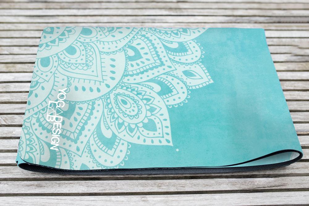 Travel Combo Yoga Mat - Mandala Turquoise