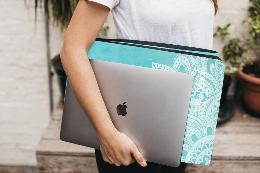 Travel Combo Yoga Mat - Mandala Turquoise