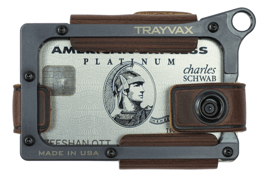 Contour Wallet - Black Mississippi Mud