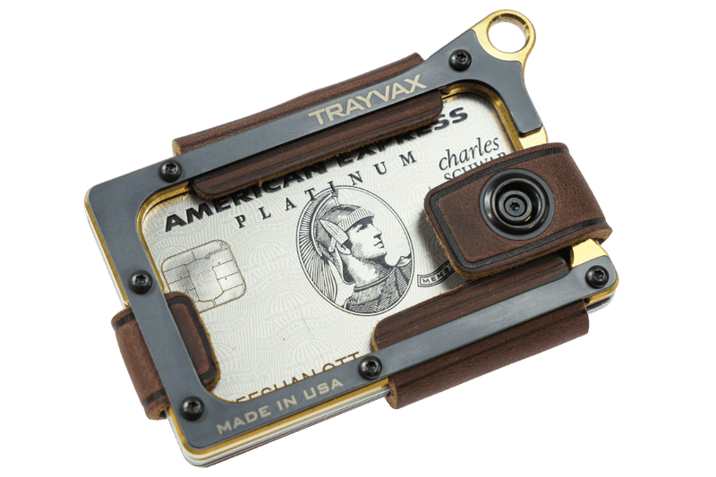 Load image into Gallery viewer, Contour Wallet - Brass Mississippi Mud
