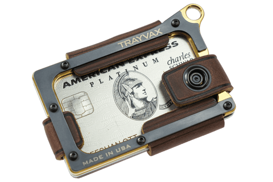 Contour Wallet - Brass Mississippi Mud
