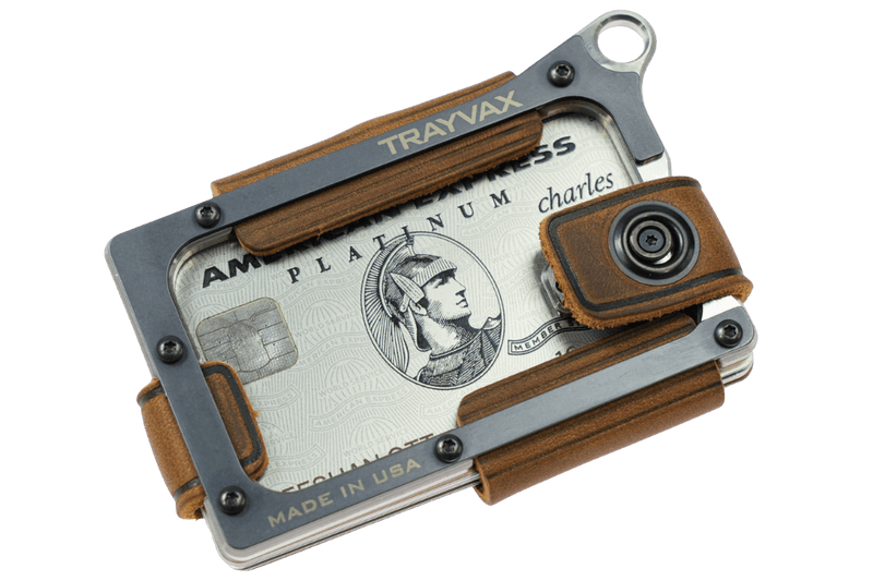 Load image into Gallery viewer, Contour Wallet - Raw Tobacco Brown
