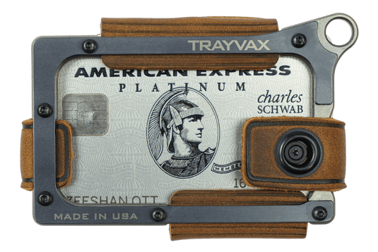 Contour Wallet - Titanium Tobacco Brown