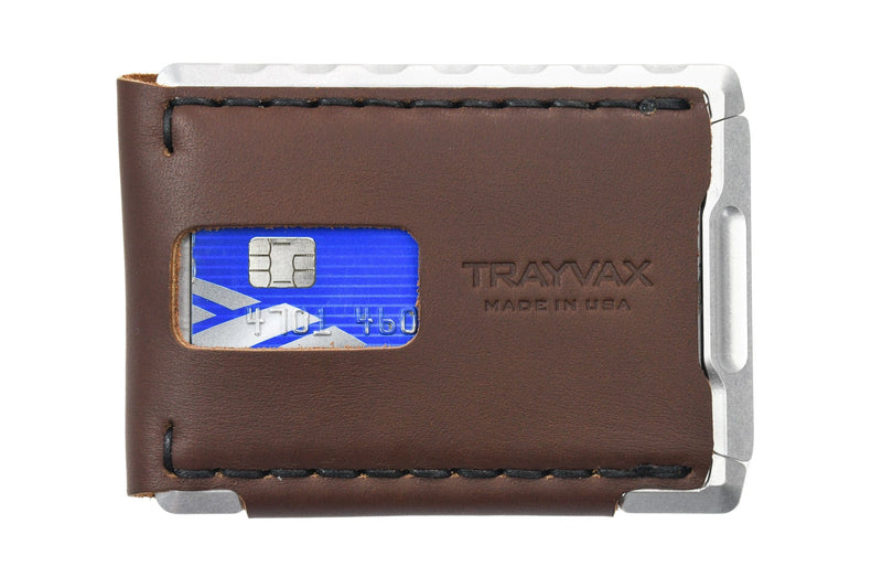Load image into Gallery viewer, Venture Billfold - Raw Tumbled / Frontier Brown
