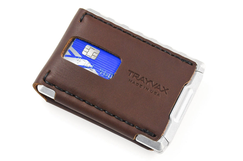 Load image into Gallery viewer, Venture Billfold - Raw Tumbled / Frontier Brown
