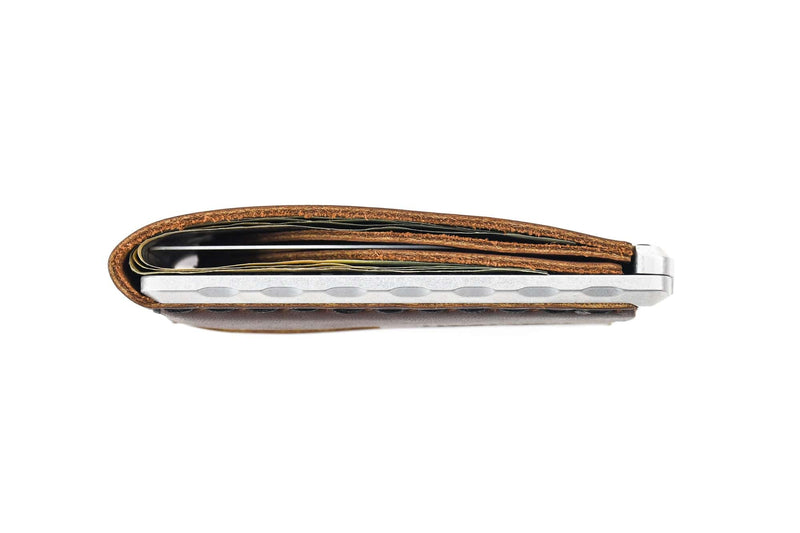 Load image into Gallery viewer, Venture Billfold - Raw Tumbled / Frontier Brown
